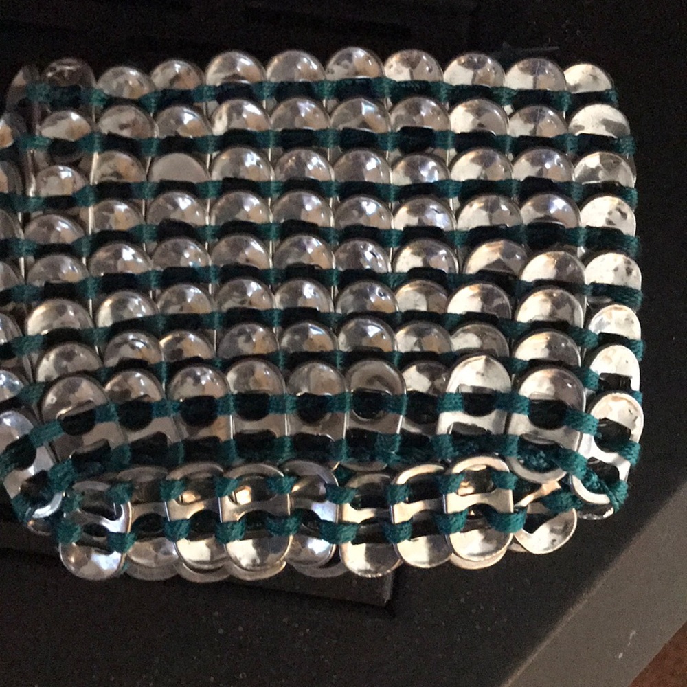 Small recycled soda tabs purse